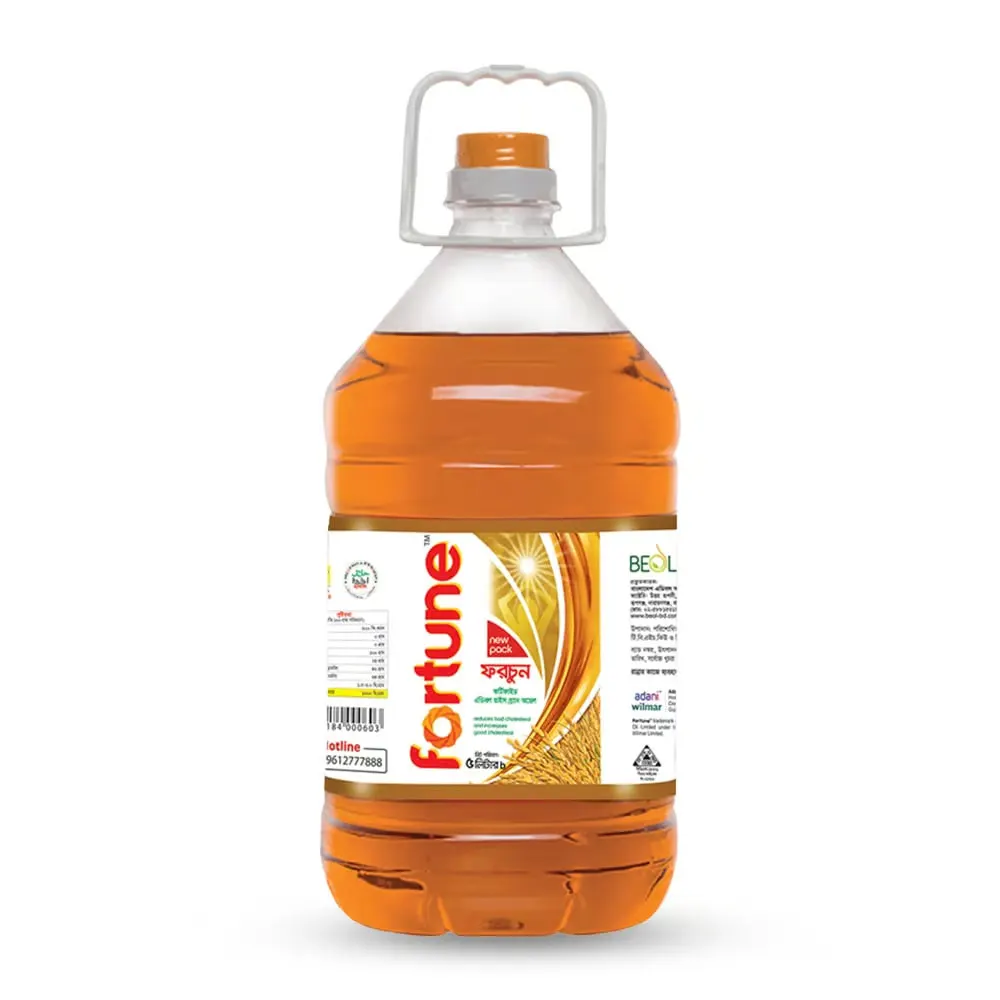 FORTUNE  RICE BRAIN OIL 5 LTR (PET) .